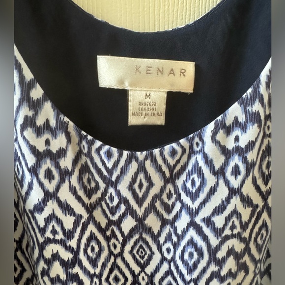 Blue & White tank/shell - Picture 2 of 4